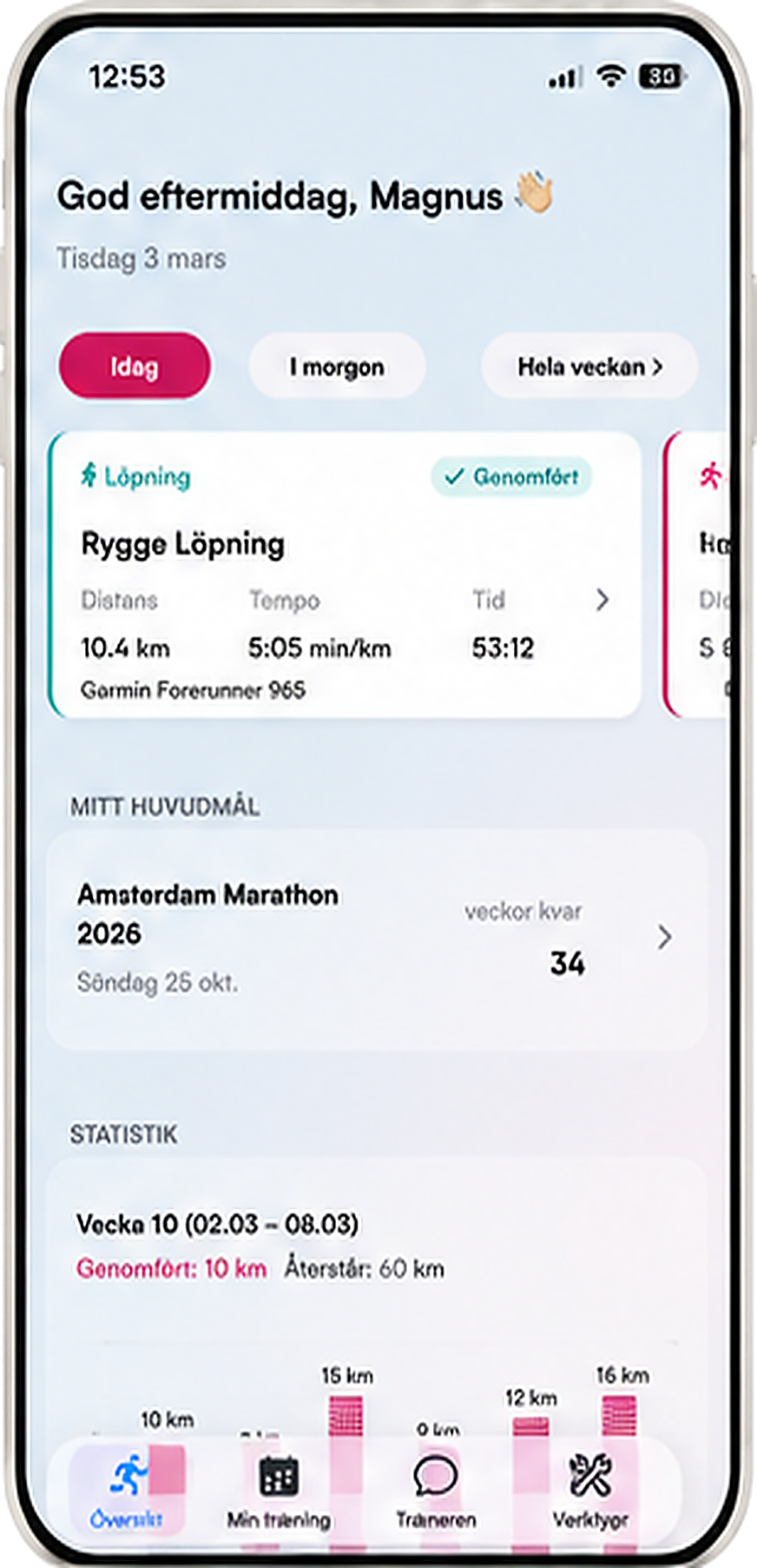 PacePilot-appen med personlig löpcoach i telefonen